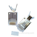 Hot Sale Cat7 Conctor Connector Gold Посадка 50U RJ45 CAT7 Разъем RJ45 Plugure RJ45